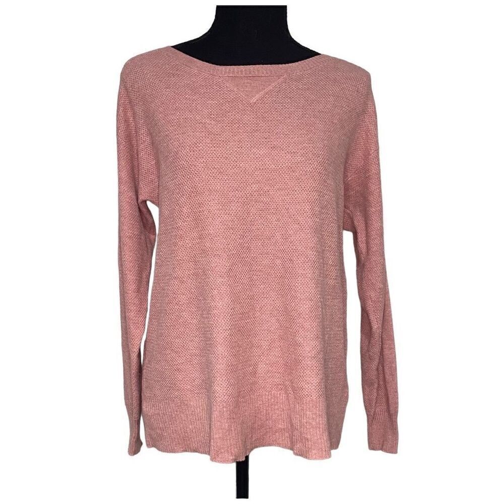 American Eagle Salmon Pink Knit Sweater